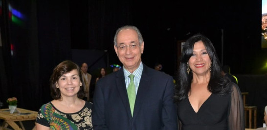 Faveth Martínez , Luis Felipe Aquino y Margie Aristy.