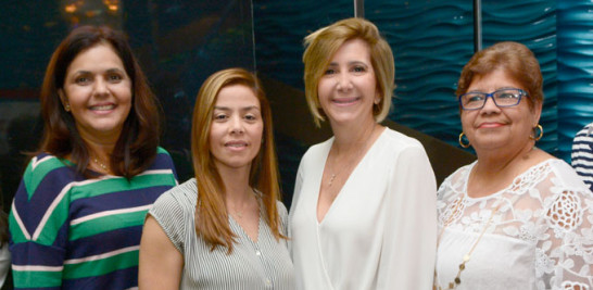 Priscilla Pérez, Johanna Zaiter, Raquel Armenteros y Anaibelca Cruz.