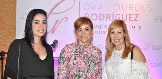 Alejandra González, Rosa Grullon y Raysa Lara.