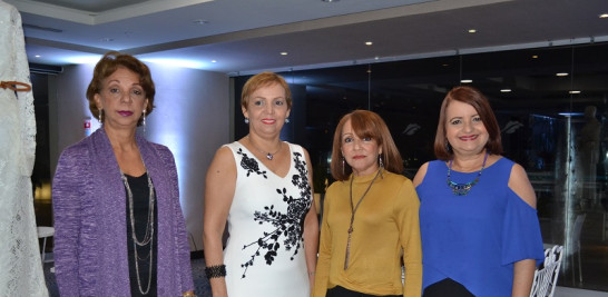 Gisela Polanco, Eloína Romero de José, Esquenia Polanco y Cristina Vélez.