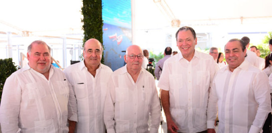Hipólito Herrera, Juan José Arteaga, Ramón Menéndez, Roberto Bonetti y Diego Hugo De Moya.