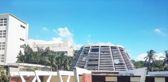 Pabellón de Venezuela de la Feria de la Paz de 1955, hoy rebautizado con el nombre del fenecido arquitecto Emilio Brea García.