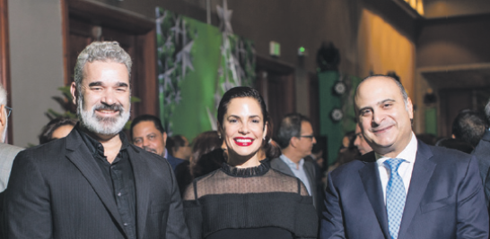 Mike Alfonseca, Yolanda Martínez y Samir Rizek.