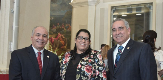 Pedro Genaro Pérez, Teresa Morillo y Francisco Concepción.