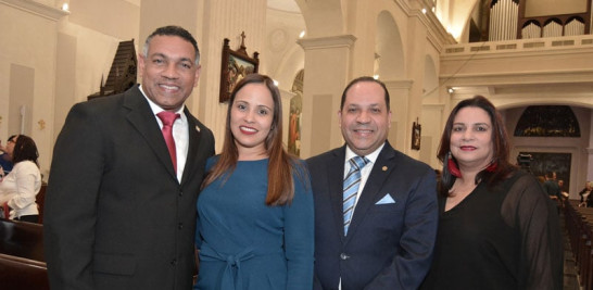 Fernando Graciano, Katty Guzmán, Huáscar Jiménez y Carolina
Rodríguez.