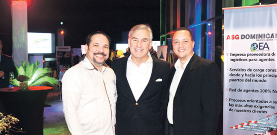 Carlos Tolentino, Conrad Wittkop y Carlos Daneris.