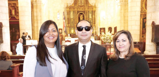 Yaniny Cabrera, Dimas Saint-Hilaire y Lidia Felipe.