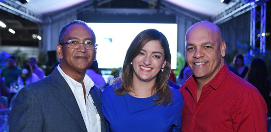 Virgilio  Rodríguez, Pilar Guzmán y Tony Genao.