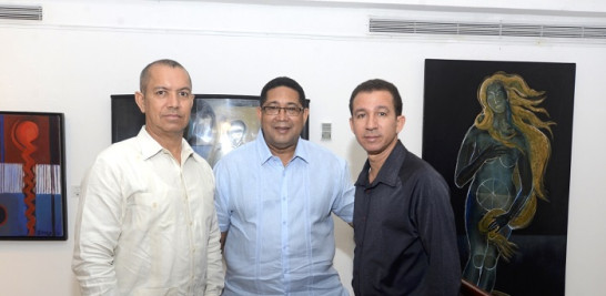Osiris Gómez, Hilario Olivo y Dustin Muñoz.