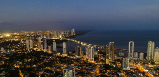 Vista aérea de la ciudad de Panamá, tomada el día 23 de marzo por la agencia de noticias AFP-.