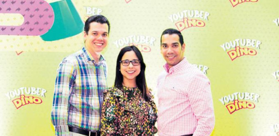 Emil Hernández, Mabel Castillo y Edwards Mella. CORTESÍA DE DINO.