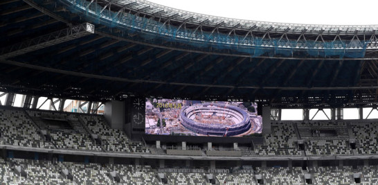 El estadio tendrá dos pantallas gigantes de 30 metros de ancho por 9 de alto. / EFE
