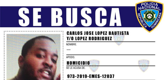 Presunto implicado Carlos José López Bautista y/o López Rodríguez. Foto: Instagram @Policiard.