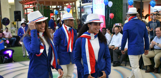 La ropa de desfile que lucirá la delegación dominicana en los Juegos Panamericanos.