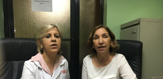 Las infectólogas Virgen Gómez y Josefina Fernández