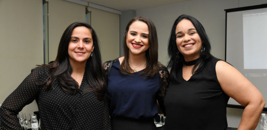 Laura Tejeda, Pura Estrella y Melissa Pichardo.