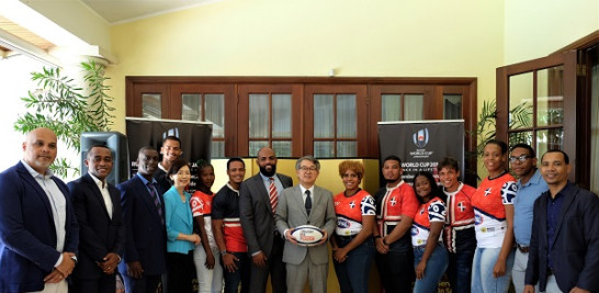 Federación Dominicana de Rugby (Fedorugby) en promover este deporte en el país