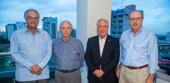 Gabriel Roig, Danilo Caro, Leonardo Vargas y Juan Ramos