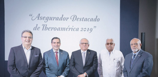 Luis Enrique Bandera, Ramón Contreras, Ernesto M. Izquierdo, Euclides Gutiérrez y Pedro Castellanos. CORTESÍA DE LOS ORGANIZADORES.