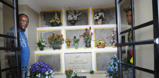 Mausoleo donde sepultaron los restos de don Juan Pablo Medina en el cementerio Cristo Redentor.