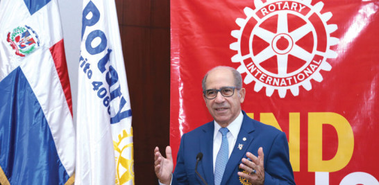 Manuel Gómez-Achécar, gobernador de Rotary República Dominicana.