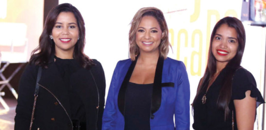 Mariel Ledesma, Nina Vásquez y Krystal Castro.