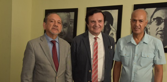 Diómedes Núñez, Danilo Manera y Tomás Castro.
