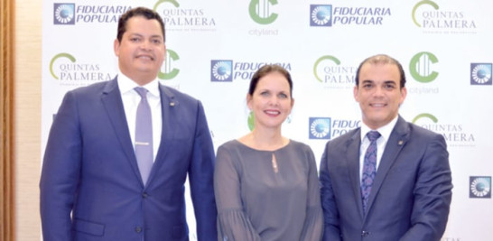 Maikel Guerrero, Claudia Jorge y Luis Eduardo Moscoso.