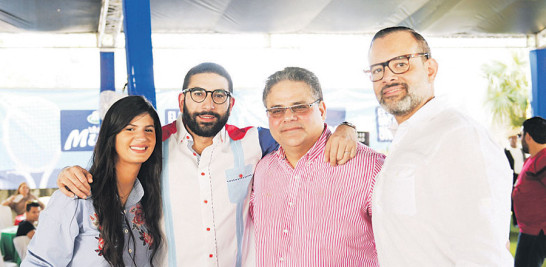 Jennifer Elías, Raúl Peralta Rizik, Raúl Rizik y Randolph Luna.