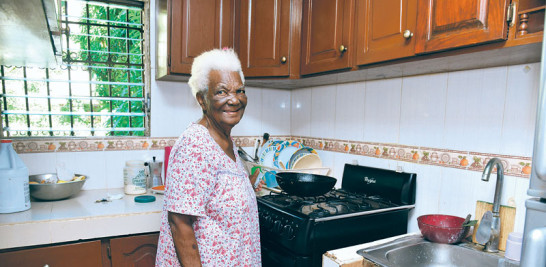 Ramona Guance, de 107, años, tranquilidad y comer de todo.