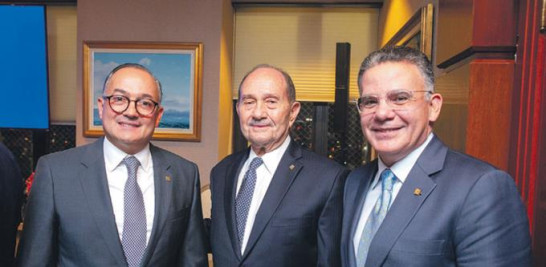 Juan Lehoux, Osián T. Abreu y Pedro Brache.