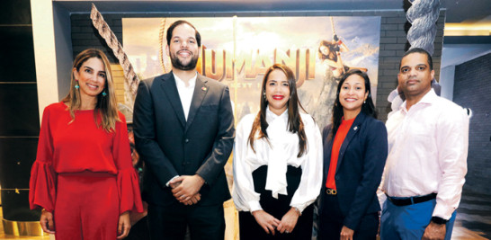 Carolina Veras, José Enrique Fernández, Massiel González, Christina de los Santos y Luis Patiño. CORTESÍA DE LOS ORGANIZADORES.