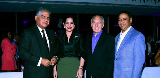 Fausto Rodríguez, Tamara Vásquez, Carlos Alonso y Jochy Mella.