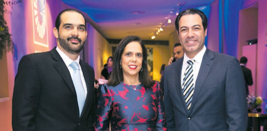 Rafael Aybar, Maribel Bellarpart y José Manuel Santelises.