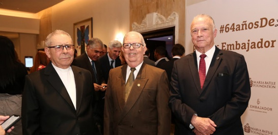 Agripino Nuñez, José Espaillat y Arturo Pérez Gabino .