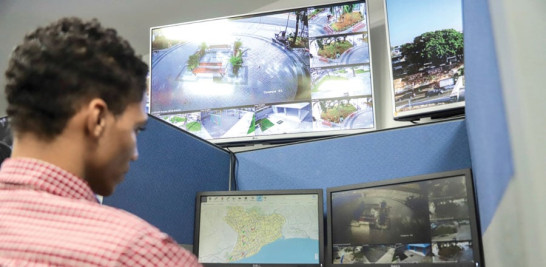 La instalación de cámaras de seguridad se integra a un centro de monitoreo que funciona 24 horas al día.
