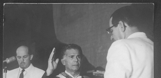 El expresidente de la República, Joaquín Balaguer, el 1 de julio de 1966