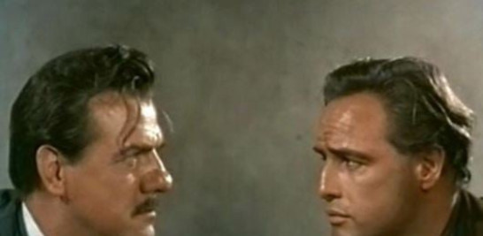 Peckinpar y Marlon Brandon: Una pareja controversial.