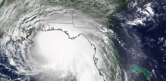 El huracán Sally cerca de la costa del Golfo de México. NASA