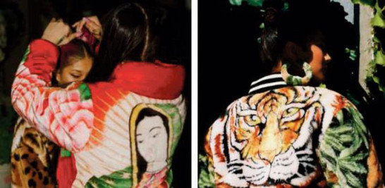 La diseñadora Brenda Equihua se inspiró en los cobertores para crear su colección de chamarras. Sean Maung/ Thalia Gochez (Cedidas por Equihua)