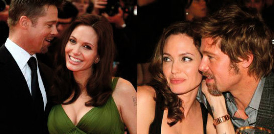 Angelina embarazada de los gemelos.