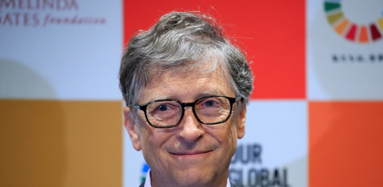 Bill Gates, copresidente de la Fundación Bill y Melinda Gates, participa en una conferencia de prensa en Tokio, Japón, en 2018. EFE / FRANCK ROBICHON
