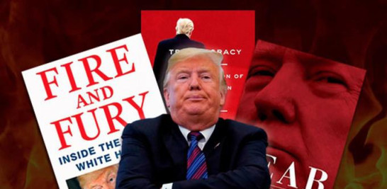 El libro Fear. Trump in the White House, del periodista BobWoodward, expuesto en la librería Barnes and Noble, de Corte Madera en California. JUSTIN SULLIVANGETTY IMAGES