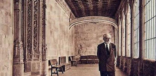 Unamuno en la UNiversidad de Salamanca.