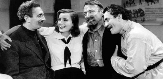 La actriz en un fotograma de su palícula Ninotchka.
