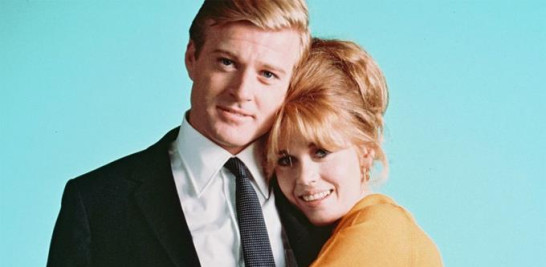 Jane Fonda junto a su eterno galán, Robert Redford.