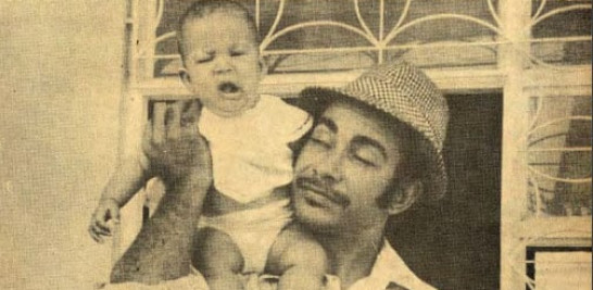 Esta fue la última vez que Guillermo Rubirosa Fermín cargó a su hija María Patricia.