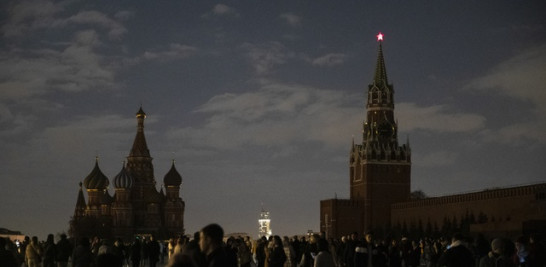 Rusia también apago sus luces. AFP