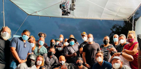 Vin Diesel filmó este mes en República Dominicana Aquí junto al equipo de producción de la cinta (la cual aún no se sabe el nombre) y entre los que se encuentran los cineastas dominicanos Ernesto Alemany y Pedro Catrain.
