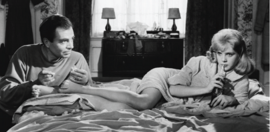 James Mason y Sue Lyon, en Lolita del director Stanley KUBRICK. GETTY.